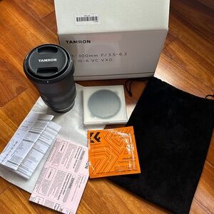 TAMRON 18-300mm for Sony E Mount (APS-C) BUNDLE with 66mm UV filter K&F